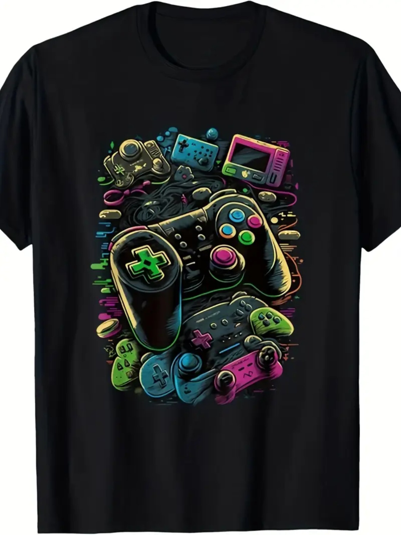 Retro Gaming Icons - Men's and Unisex Retro Gamepad T-Shirt