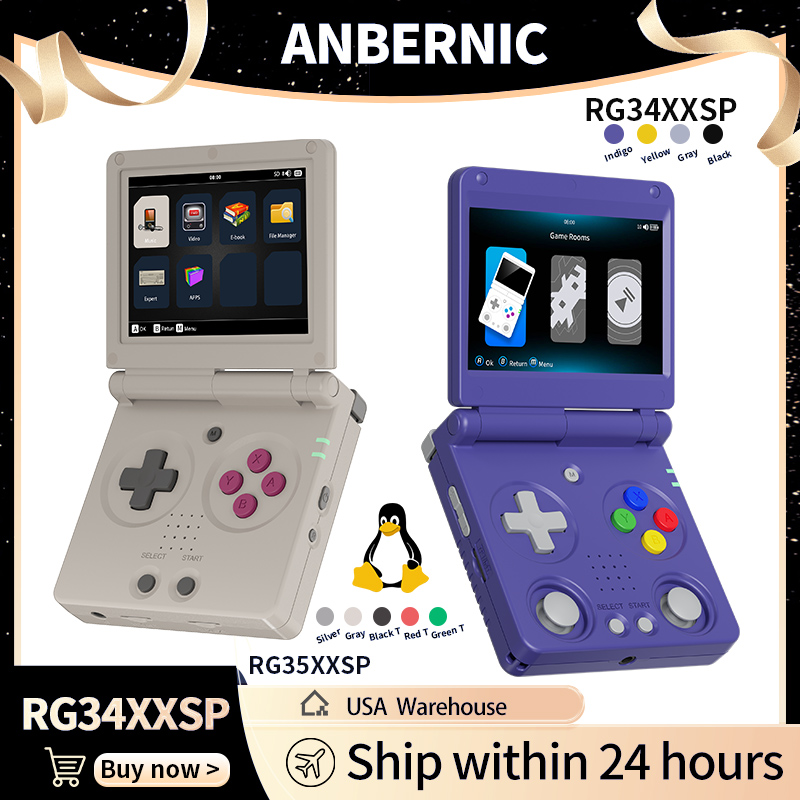 Anbernic RG34XXSP RG35XXSP Fli - Retro Gaming Hdmi recension och pris