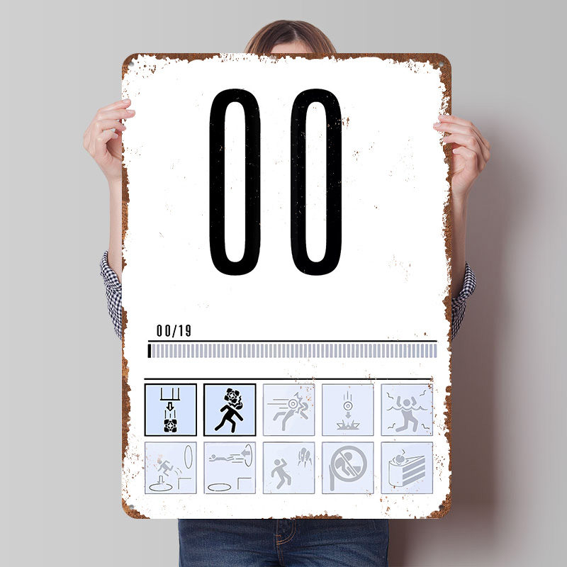 Portal 2 Challenge Mode Icons  - Retro Gaming Icons recension och pris