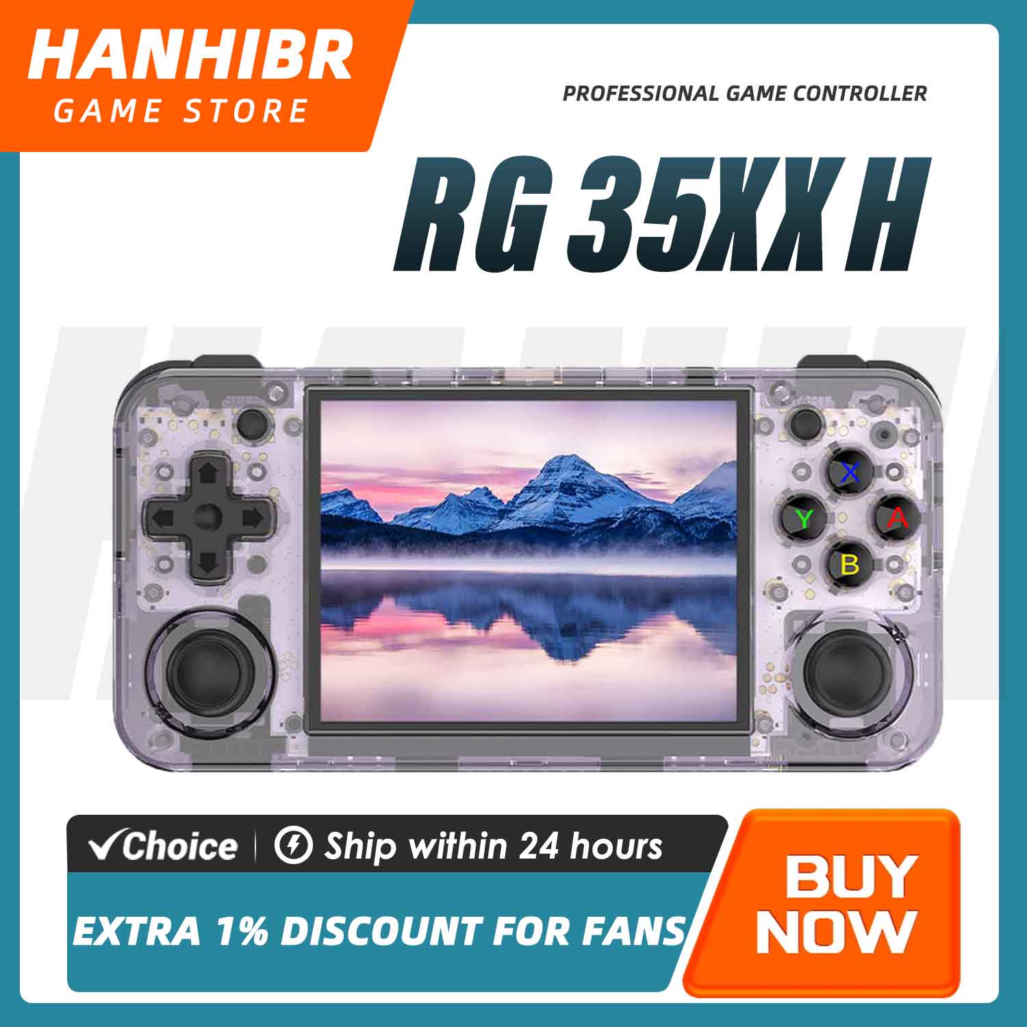 ANBERNIC RG35XX H Horizontal R - Retro Gaming Hdmi recension och pris
