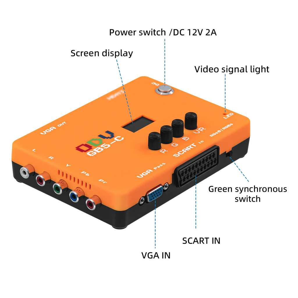 Mcbazel ODV-GBS-C Component VG - Retro Gaming Cabinet recension och pris
