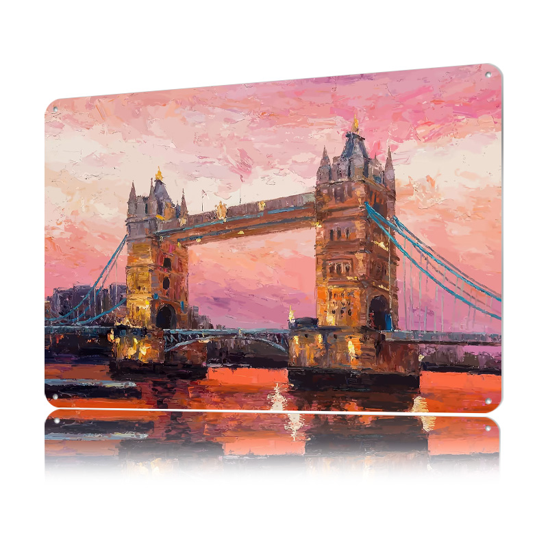 Travel to London Metal Poster  - Retro Gaming London recension och pris