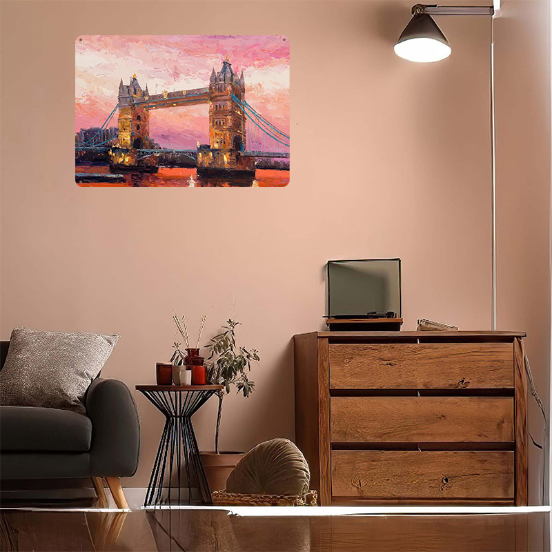 Travel to London Metal Poster  - Retro Gaming London recension och pris