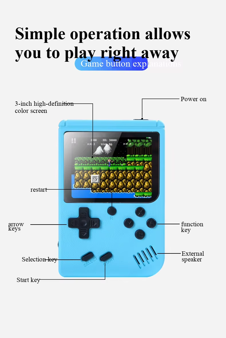 400 In 1 MINI Games Handheld G - Retro Gaming Hdmi recension och pris