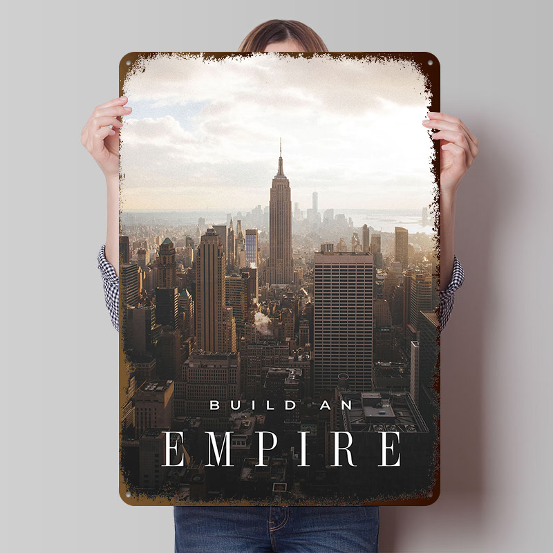 Build An Empire Metal Poster C - Retro Gaming Empire recension och pris