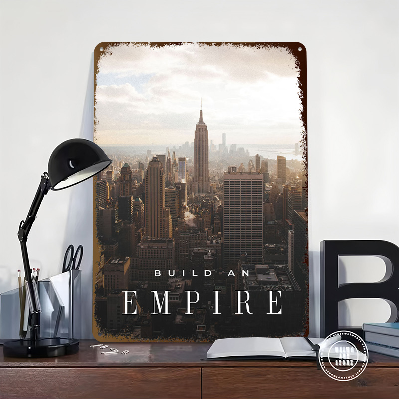 Build An Empire Metal Poster C - Retro Gaming Empire recension och pris