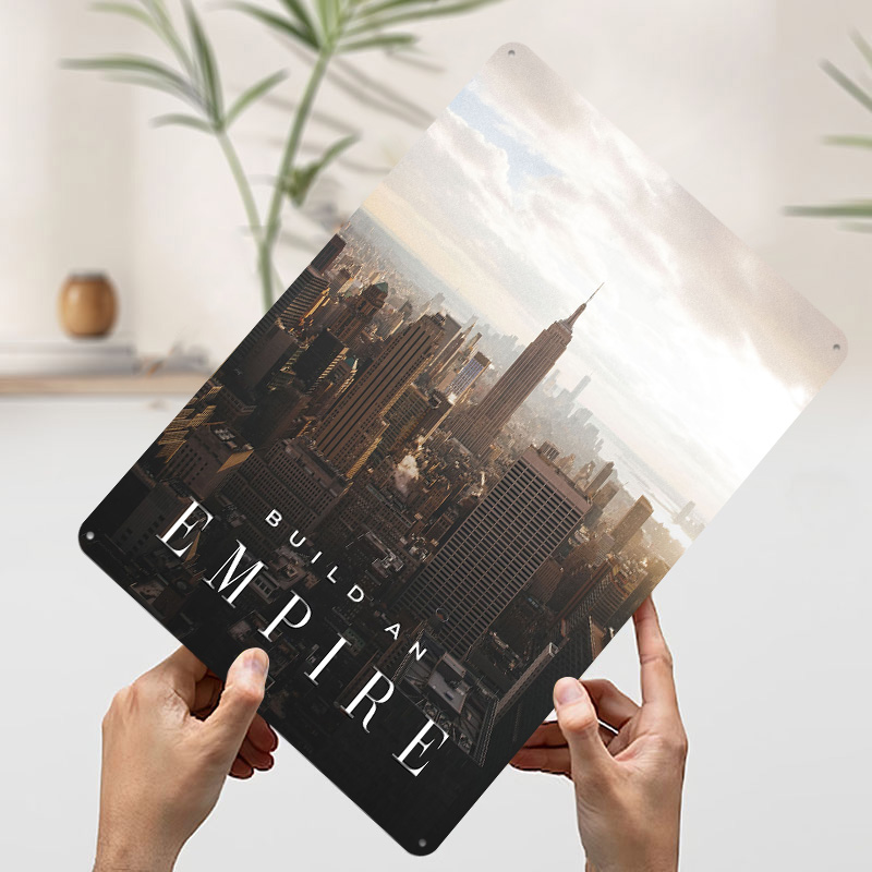 Build An Empire Metal Poster C - Retro Gaming Empire recension och pris