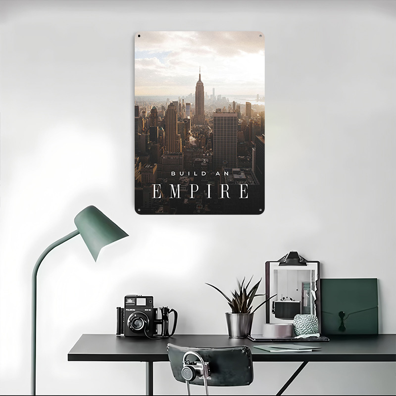 Build An Empire Metal Poster C - Retro Gaming Empire recension och pris