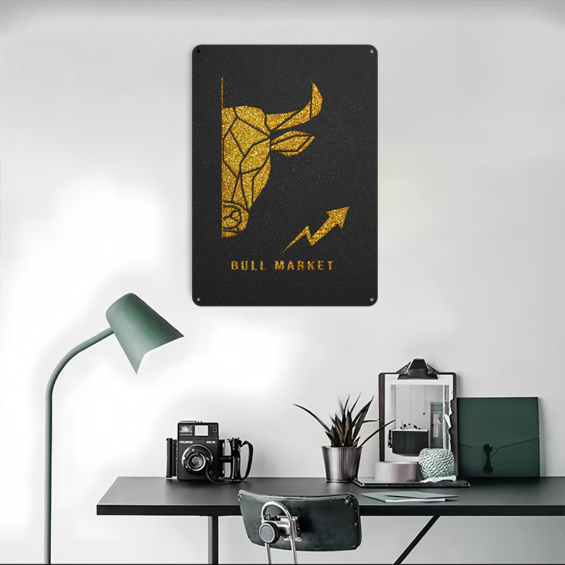 Golden Bull Market Printed Pos - Retro Gaming Market recension och pris