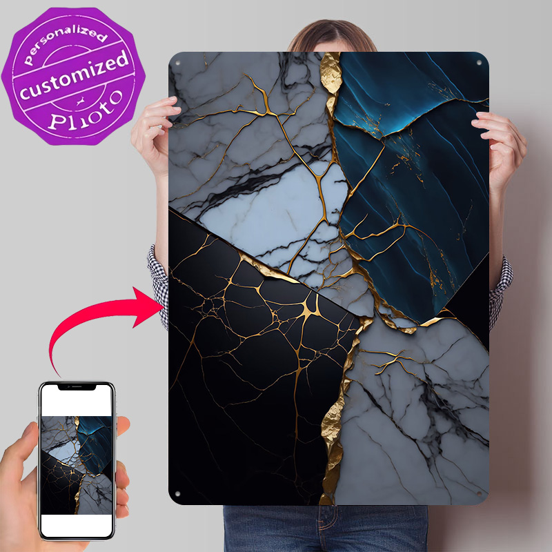 Abstract Marble Kintsugi Poste - Retro Gaming Gifts For Men recension och pris