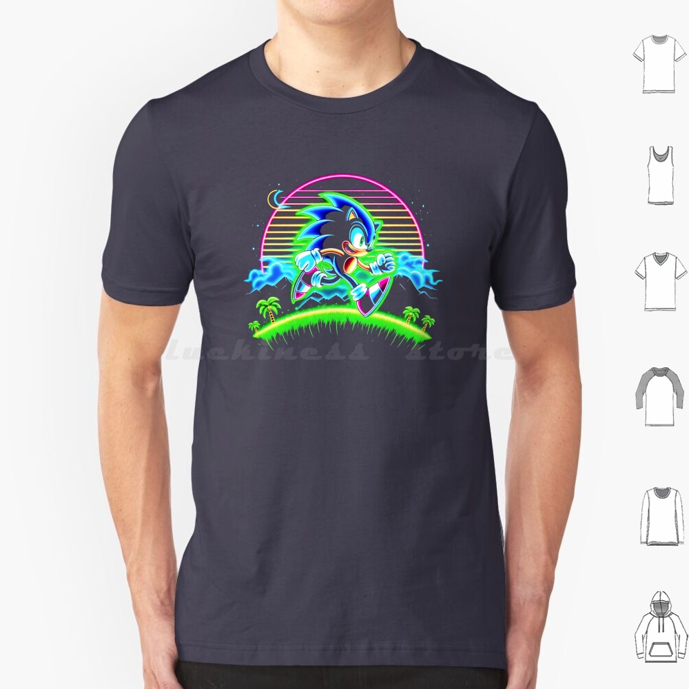Neon T Shirt Men Women Kids 6x - Retro Gaming Icons recension och pris