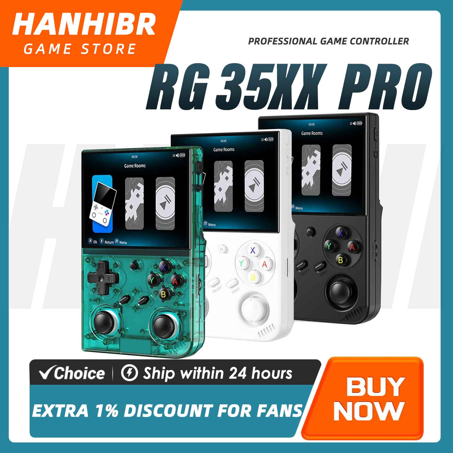 ANBERNIC RG35XX Pro Vertical R - Retro Gaming Hdmi recension och pris